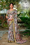 Silika Vol 2 By Kashvi Dull Moss Viscose Printed Wholesale Daily Wear Saree In India
